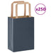 250 Pack Kraft Paper Bags - Blue | 15x8x21cm - 100g/m² Recyclable Gift VIDAXL - Little and Giant Explorers vidaXL