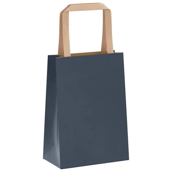 250 Pack Kraft Paper Bags - Blue | 15x8x21cm - 100g/m² Recyclable Gift VIDAXL - Little and Giant Explorers vidaXL