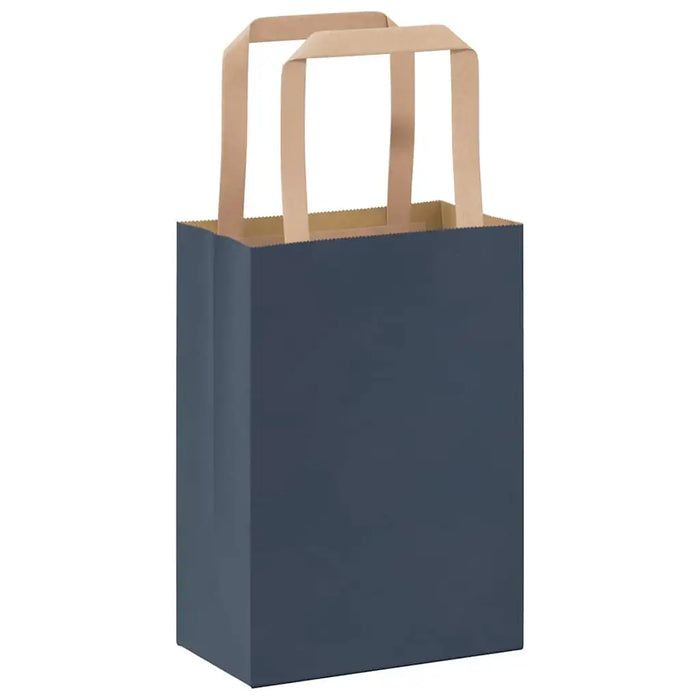 250 Pack Kraft Paper Bags - Blue | 15x8x21cm - 100g/m² Recyclable Gift VIDAXL - Little and Giant Explorers vidaXL