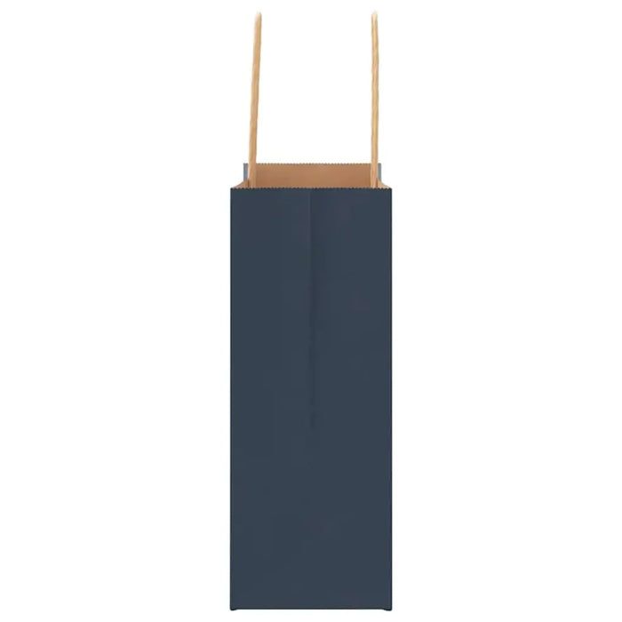 250 Paper Bags with Handles in Blue (18 x 8 x 22cm) - Little and Giant Explorers vidaXL