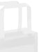 250 Paper Bags with Handles in White (21 x 11 x 36cm) - Little and Giant Explorers vidaXL