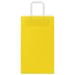 250 Paper Bags with Handles in Yellow (21 x 11 x 36cm) - Little and Giant Explorers vidaXL