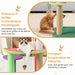 27 Inch Aesthetic Fruit-Shaped Cat Tree Multicolor | Lemon Watermelon Grape Design - Little and Giant Explorers Costway