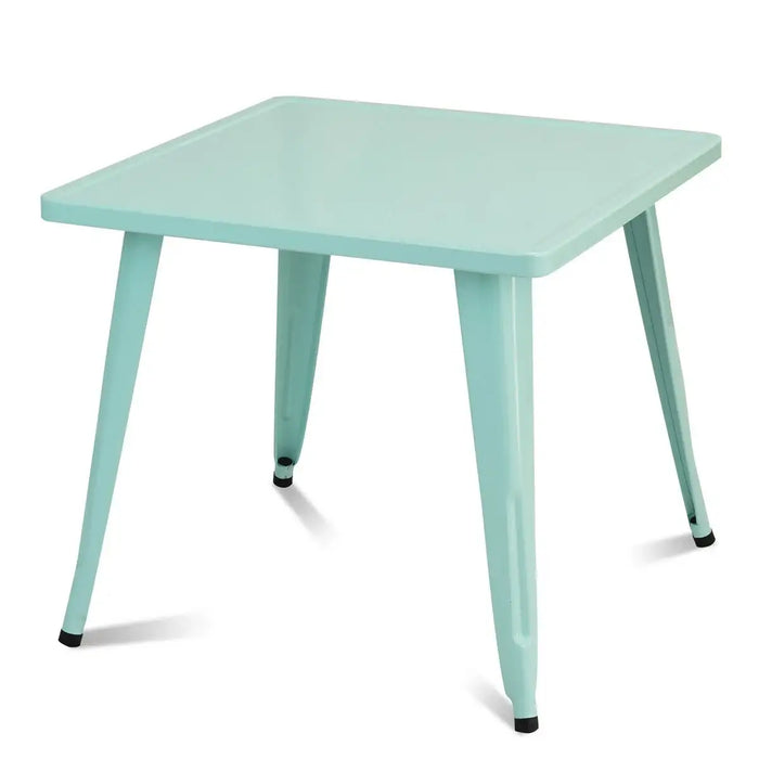 27-Inch Kids Steel Table – Blue | Durable, Safe and Modern Design COSTWAY - Little and Giant Explorers Costway