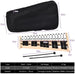 27-note black and white aluminum and wood xylophone with mallets and black carrying bag