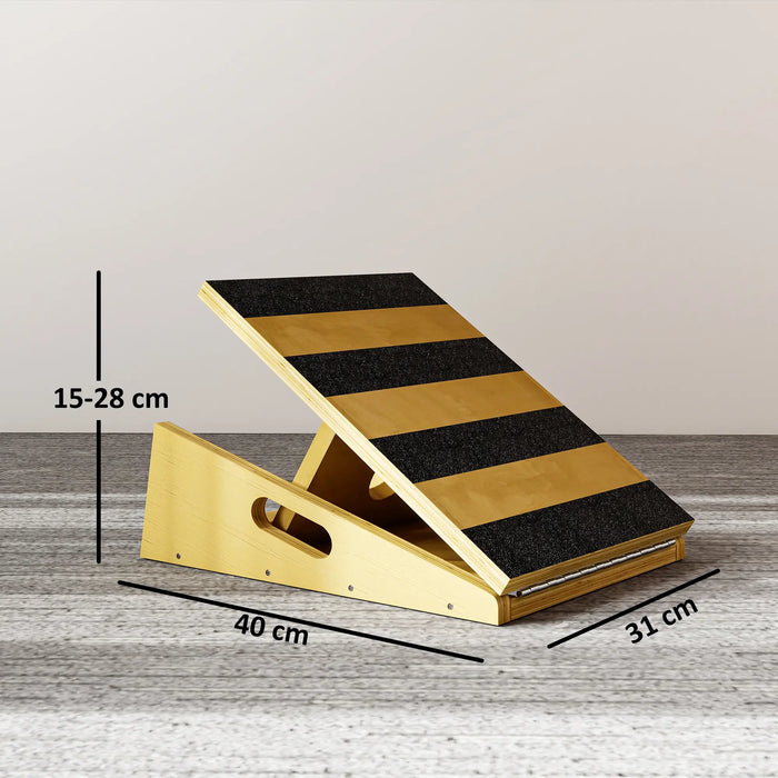 Slant Board Calf Stretcher | Adjustable Incline Stretch Board for Mobility and Recovery SPORTNOW