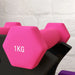 2x1kg, 2x2kg, 2x3kg Dumbbells Set with Dumbbell Rack - Little and Giant Explorers SPORTNOW