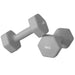 2x6kg Hex Dumbbell Set – Grey | Anti-Roll Design with Non-Slip Handles SPORTNOW - Little and Giant Explorers SPORTNOW