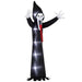 3.1m Halloween Inflatable Grim Reaper – LED Light-Up Decoration | Blower and Anchors OUTSUNNY - Little and Giant Explorers Outsunny