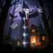 3.1m Halloween Inflatable Grim Reaper – LED Light-Up Decoration | Blower and Anchors OUTSUNNY - Little and Giant Explorers Outsunny