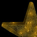 3 Christmas Decoration Stars in Gold Mesh and LEDs - Little and Giant Explorers vidaXL