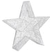 3 Christmas Decoration Stars in Silver Mesh and LEDs - Little and Giant Explorers vidaXL