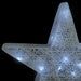 3 Christmas Decoration Stars in White Mesh and LEDs - Little and Giant Explorers vidaXL