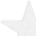 3 Christmas Decoration Stars in White Mesh and LEDs - Little and Giant Explorers vidaXL