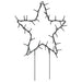 3 Christmas Star Light Decorations with Spikes and 50 LEDs 29cm - Little and Giant Explorers vidaXL