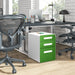 Filing Cabinet with Lock | Three-Drawer Steel Construction (Green Edition) - Little and Giant Explorers Vinsetto