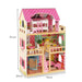 3-Floor Wooden Dollhouse - Little and Giant Explorers Costway