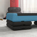 3-Height Adjustable Aerobic Fitness Stepper in Blue - Little and Giant Explorers SPORTNOW