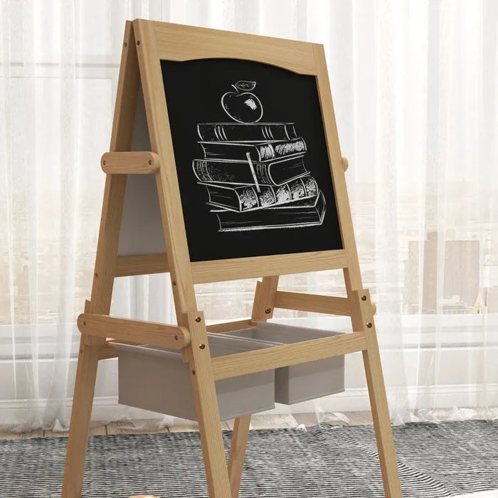 3 in 1 Art Easel for Toddlers with Paper Roll - Little and Giant Explorers AIYAPLAY