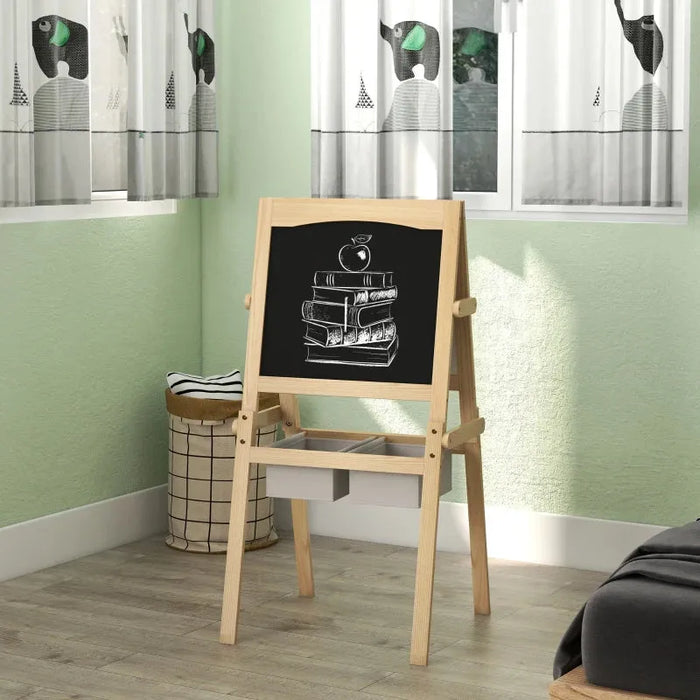 3 in 1 Art Easel for Toddlers with Paper Roll - Little and Giant Explorers AIYAPLAY