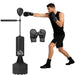 3-in-1 Boxing Training Centre – Black | Freestanding Punch Bag - Speed Ball and Gloves HOMCOM - Little and Giant Explorers HOMCOM