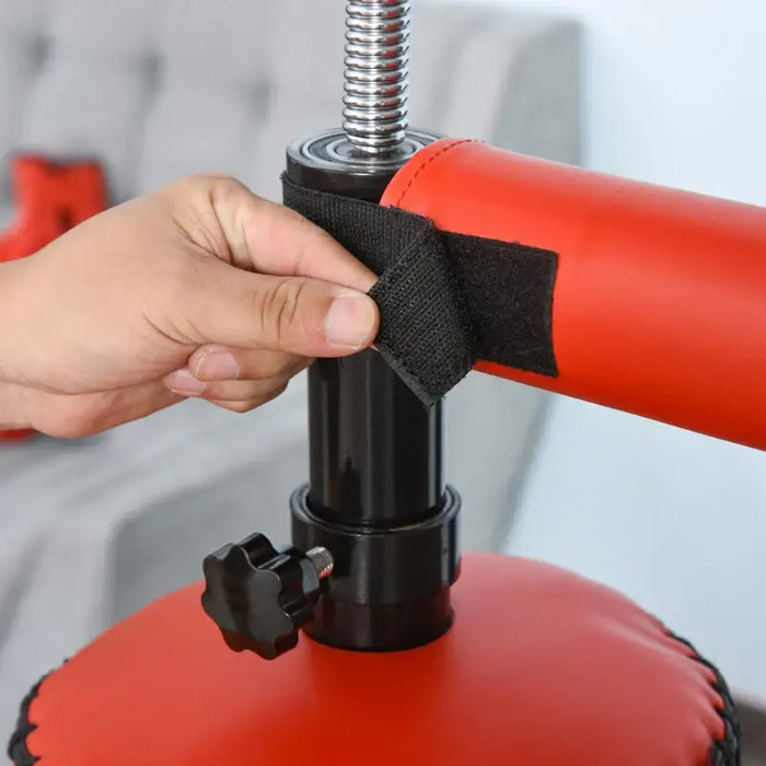 3-in-1 Boxing Training Centre – Red | Freestanding Punch Bag - Speed Ball and Gloves HOMCOM - Little and Giant Explorers HOMCOM