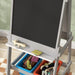 Double Sided Painting Easel with Chalk Board in Grey - Little and Giant Explorers AIYAPLAY