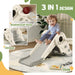 3-in-1 Kids Slide | Foldable Storage with Four-Zone Sliding System - Little and Giant Explorers AIYAPLAY