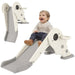 3-in-1 Kids Slide | Foldable Storage with Four-Zone Sliding System - Little and Giant Explorers AIYAPLAY