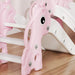 3-in-1 Giraffe Shape Climber Slide in Pink - Little and Giant Explorers AIYAPLAY