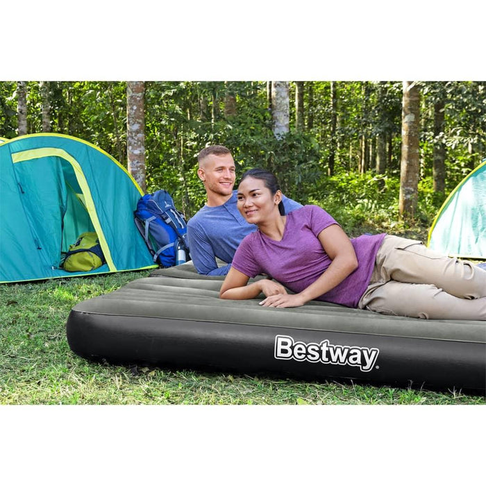 3-in-1 Inflatable Airbed in Black and Grey (188 x 99 x 25cm) - Little and Giant Explorers Bestway