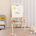 Kids Art Easel with Height Adjustment | Double-Sided Design with Storage Solutions - Little and Giant Explorers Costway