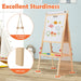 Kids Art Easel with Height Adjustment | Double-Sided Design with Storage Solutions - Little and Giant Explorers Costway