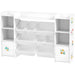 3-in-1 Kids Bookshelf and Toy Storage Unit - White | Cupboard and Bins AIYAPLAY - Little and Giant Explorers AIYAPLAY