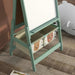 3-in-1 Kids Easel with Paper Roll, Blackboard and Whiteboard with Storage in Green - Little and Giant Explorers AIYAPLAY