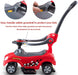 Stylish 3-in-1 Kids' Ride-On Push Car in Red - Little and Giant Explorers Costway