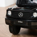 3-in-1 Licensed Mercedes-Benz G350 Kids Ride-On Car – Black | Canopy, Walker, Slider and Push Toy HOMCOM - Little and Giant Explorers HOMCOM