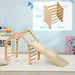 3-in-1 Toddler Climbing Frame | Foldable Pikler Triangle Set - Little and Giant Explorers AIYAPLAY