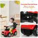 3-in-1 Ride-On Push Car – Red and Black | Stroller, Walker and Ride-On Toy COSTWAY - Little and Giant Explorers Costway