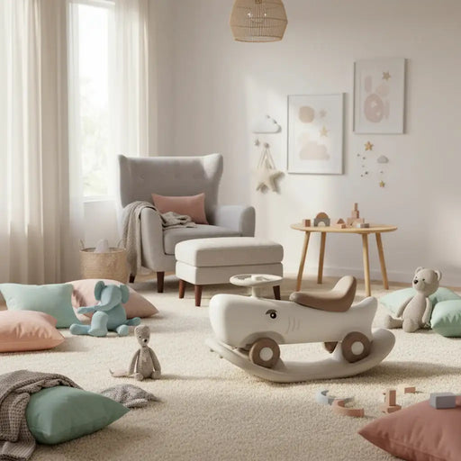 3-in-1 Shark Rocking Horse – White | Toddler Ride-On, Balance Board and Sliding Car COSTWAY - Little and Giant Explorers Costway