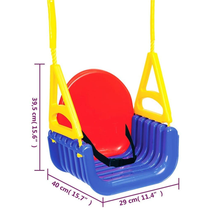 3-in-1 Swing Seat for Children - Little and Giant Explorers vidaXL