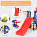 3-in-1 Toddler Climber with Slide, Swing and Basketball Hoop | Outdoor and Indoor Playset COSTWAY - Little and Giant Explorers Costway