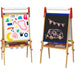 3 in 1 Wooden Kids Easel with Paper Roll with Painting Accessories - Little and Giant Explorers AIYAPLAY