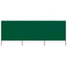 3-Panel Garden Wind Screen – Green | 4m Outdoor Windbreak with Wooden Poles VIDAXL - Little and Giant Explorers vidaXL