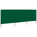 3-Panel Garden Wind Screen – Green | 4m Outdoor Windbreak with Wooden Poles VIDAXL - Little and Giant Explorers vidaXL