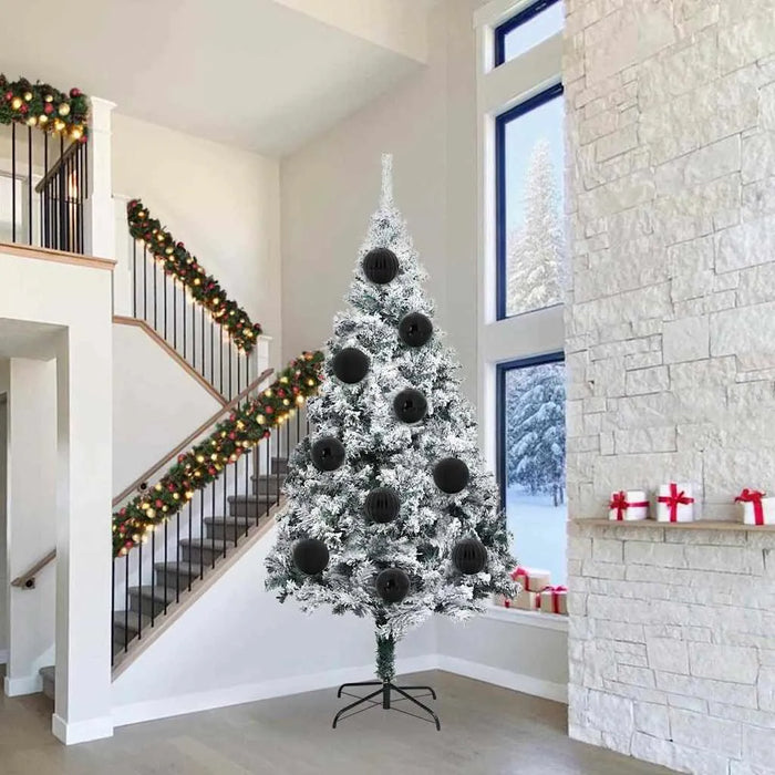 3-Piece Christmas Bauble Set – Black Ornament Set | Shiny, Matte and Pumpkin Finish VIDAXL - Little and Giant Explorers vidaXL