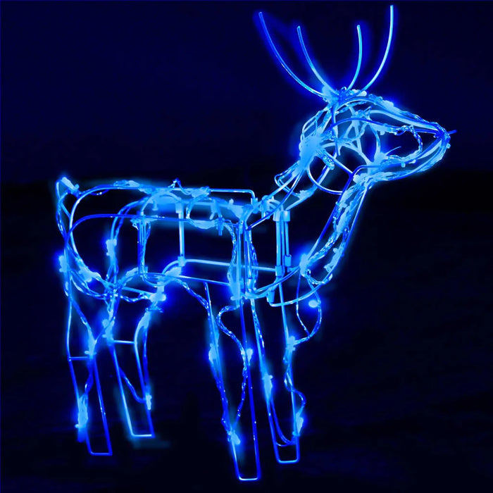 3 Piece Christmas Light Display Reindeers with 229 LEDs - Little and Giant Explorers vidaXL