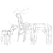 3 Piece Christmas Light Display Reindeers with 229 LEDs - Little and Giant Explorers vidaXL