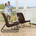 3 Piece Patio Furniture 'Rio' in Cappuccino - Little and Giant Explorers Keter