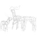 3 Piece Christmas Light Display Reindeers with 229 LEDs - Little and Giant Explorers vidaXL